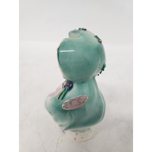 VTG 1953 Josef Originals California April Girl W/ Umbrella Figurine Ceramic RARE - Picture 4 of 11